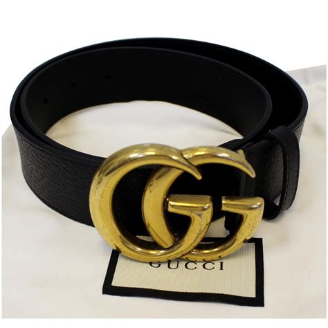 Gucci belt with black buckle